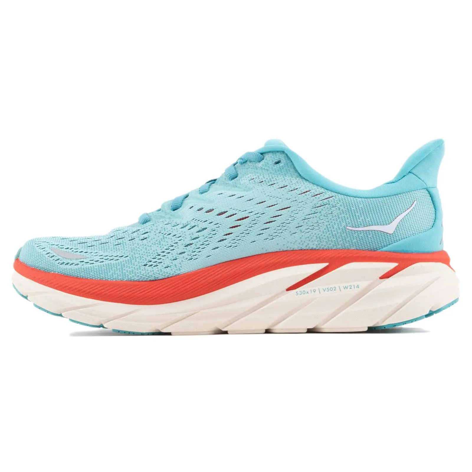 Hoka Women's Trainers Clifton 8 Lace-Up Low-Top Running Mesh - UK 5.5