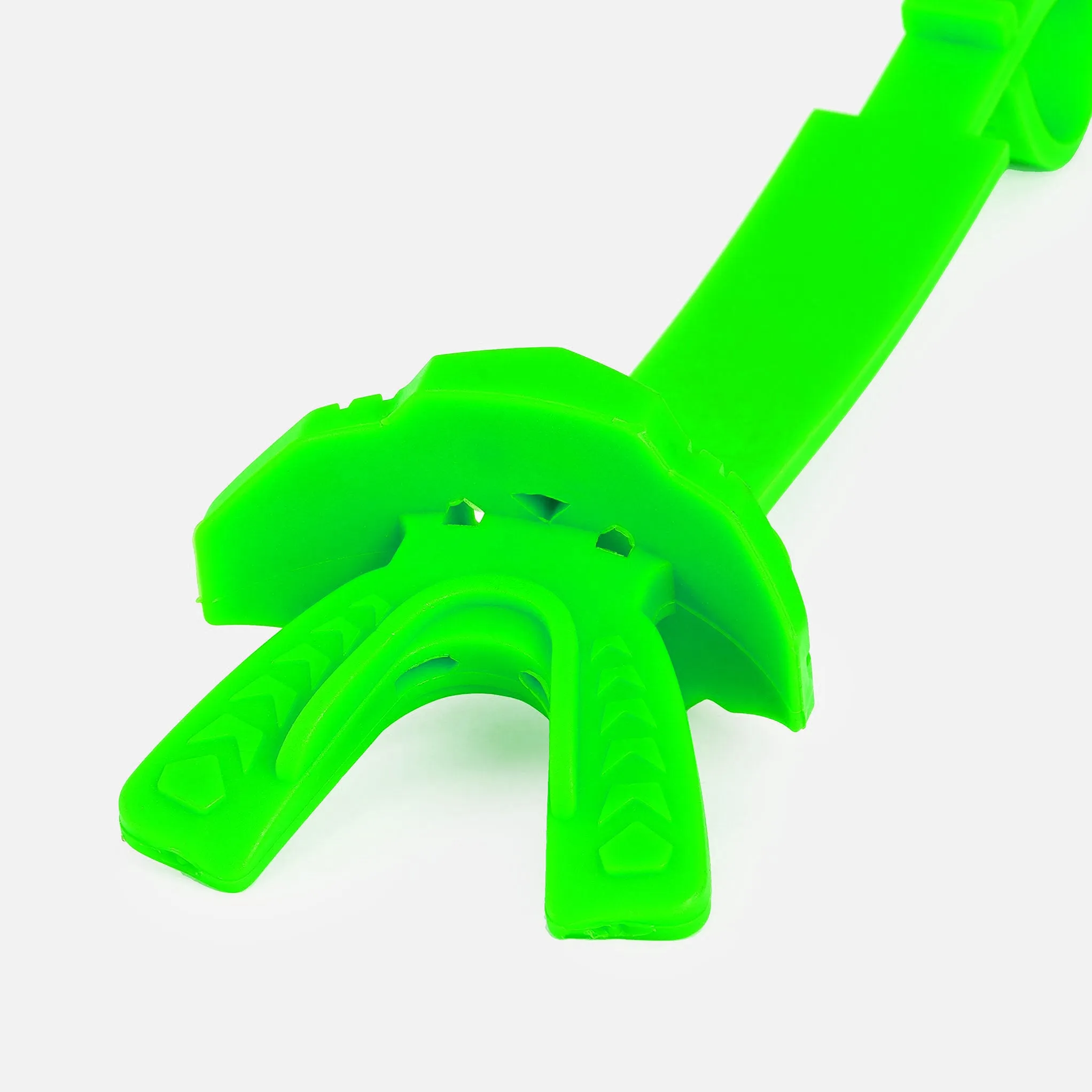 Hot Green X Football Mouthguard with Logo