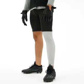 Hue Light Gray Football Pro Leg Sleeve