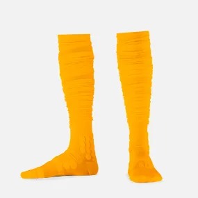 Hue Yellow Gold Football Padded Long Socks