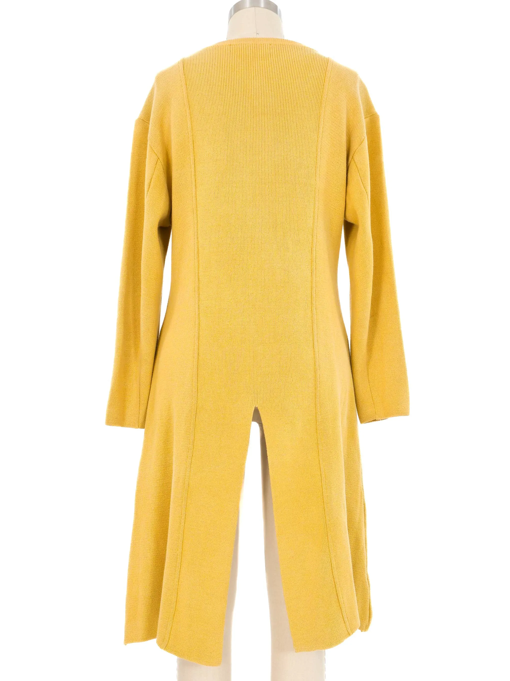 Issey Miyake Yellow Tails Cardigan Sweater