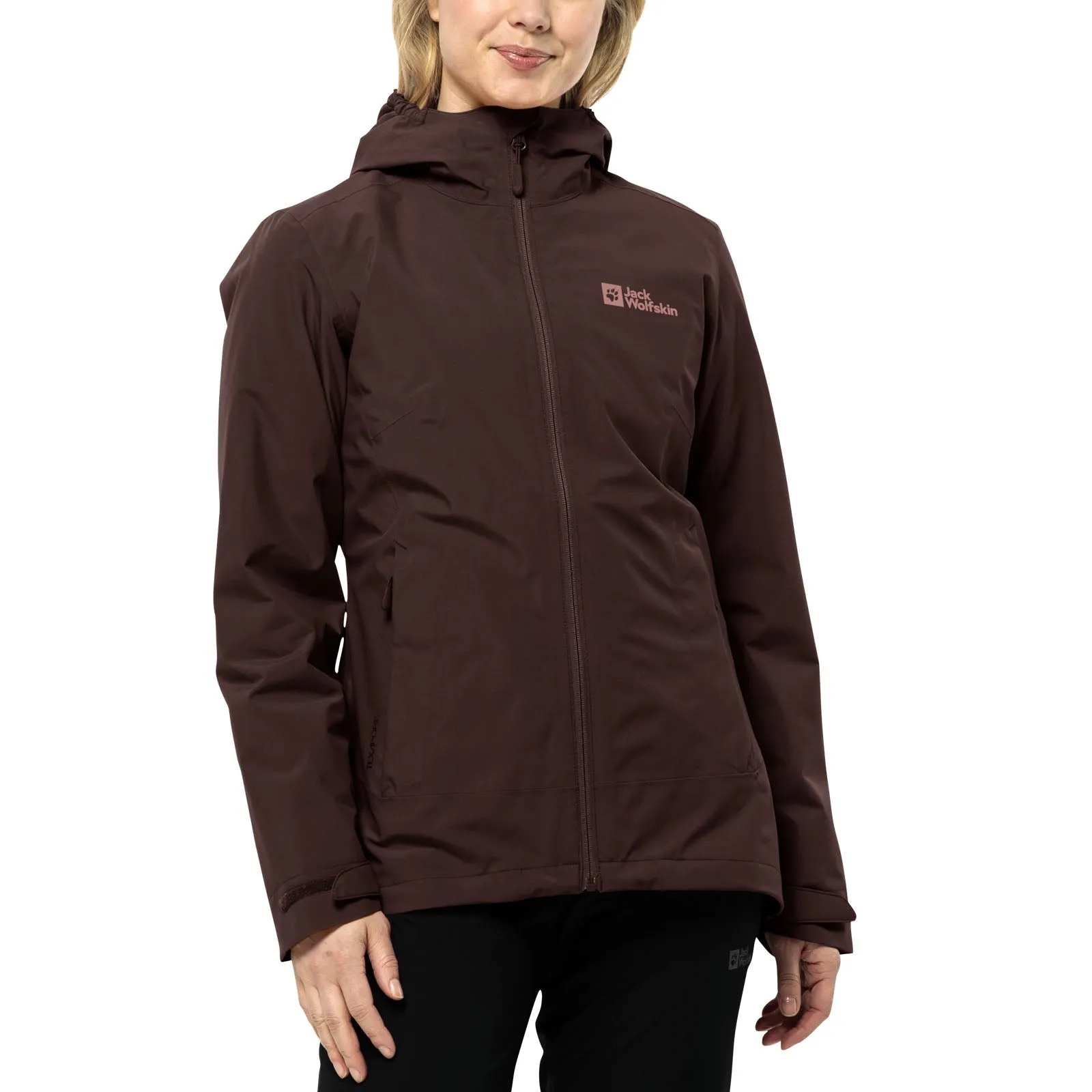 Jack Wolfskin Womens Moonrise 3 IN 1 Fleece Lined Waterproof Jacket