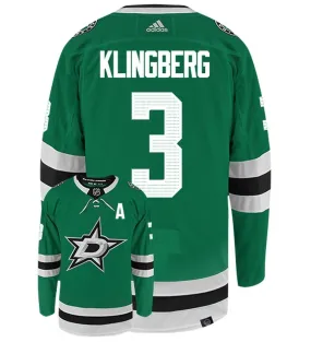 John Klingberg Dallas Stars Adidas Primegreen Authentic NHL Hockey Jersey     