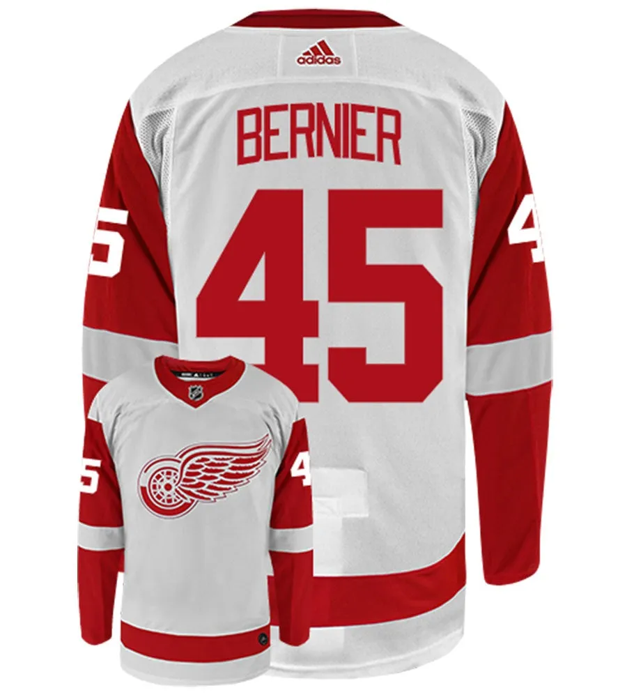 Jonathan Bernier Detroit Red Wings Adidas Authentic Away NHL Hockey Jersey     