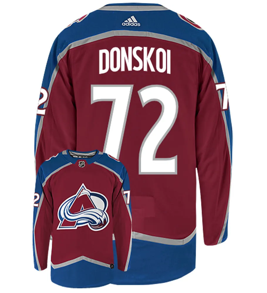 Joonas Donskoi Colorado Avalanche Adidas Authentic Home NHL Hockey Jersey     