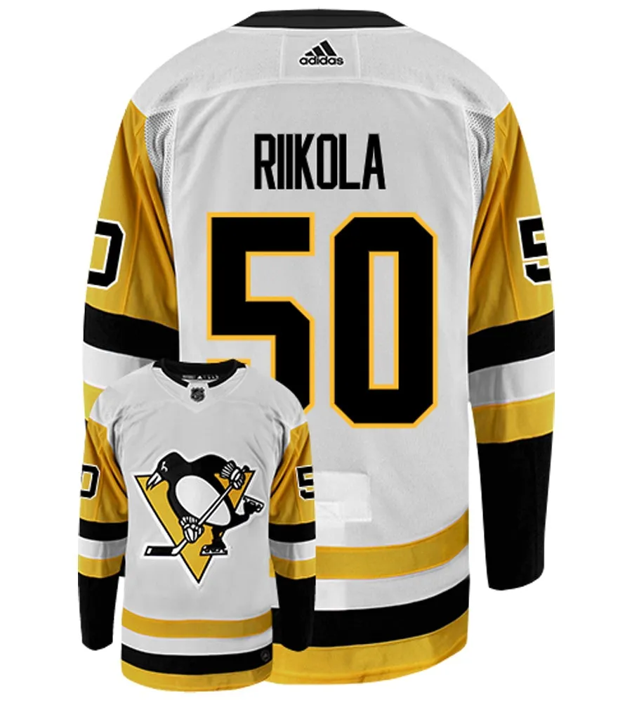 Juuso Riikola Pittsburgh Penguins Adidas Authentic Away NHL Hockey Jersey     