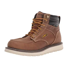 KEEN Utility Men's Cincinnati 6" Waterproof Soft Toe Work Boot Belgian/Sandshell