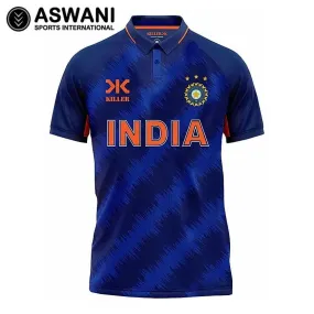 Killer India Cricket ODI Match Jersey / Shirt, Replica Edition 2023