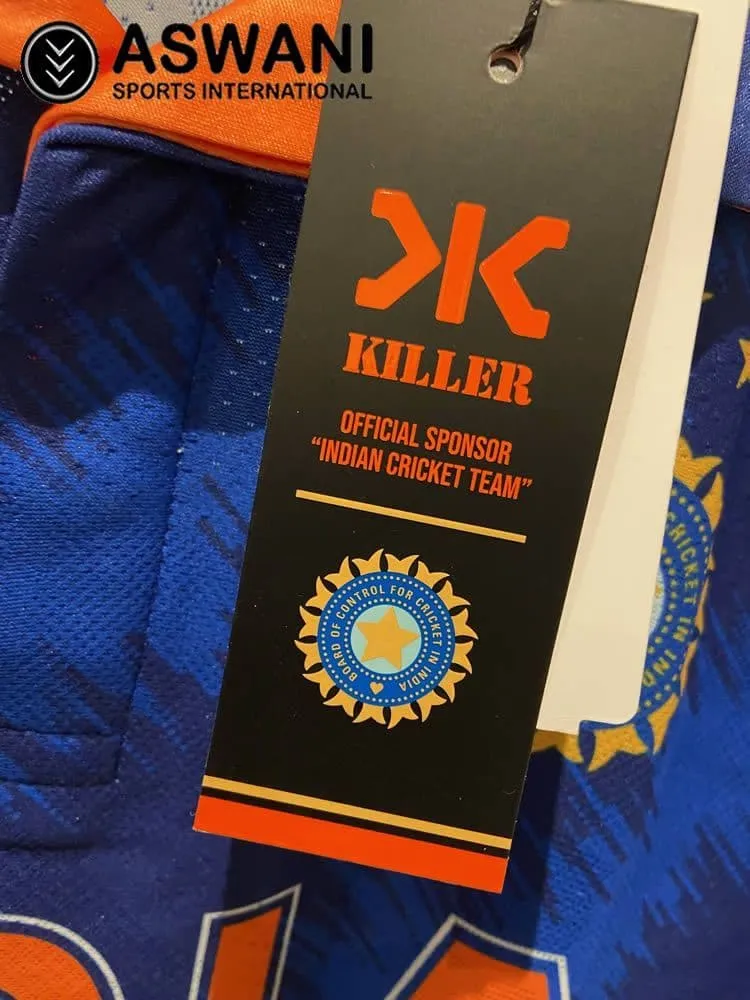 Killer India Cricket ODI Match Jersey / Shirt, Replica Edition 2023