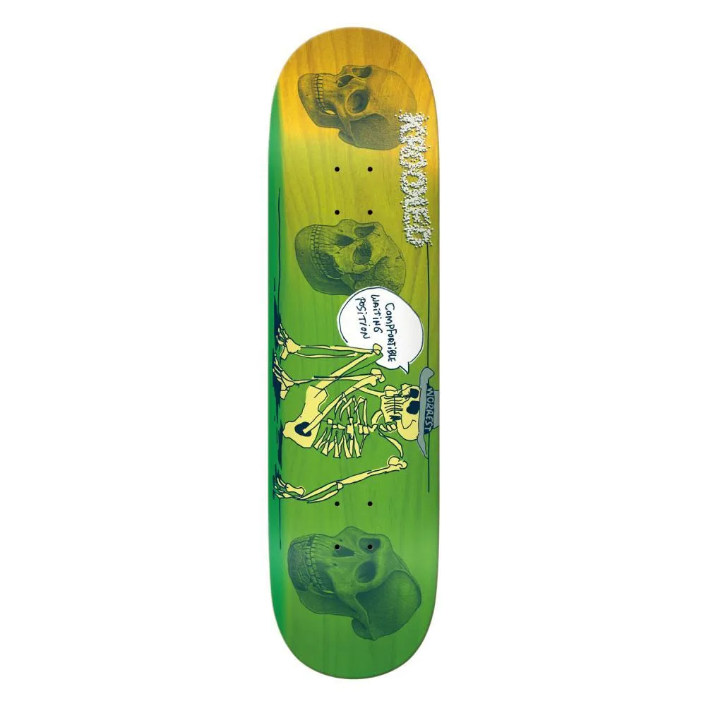 Krooked Skateboard Deck Worrest Waiting Position Assorted 8.25