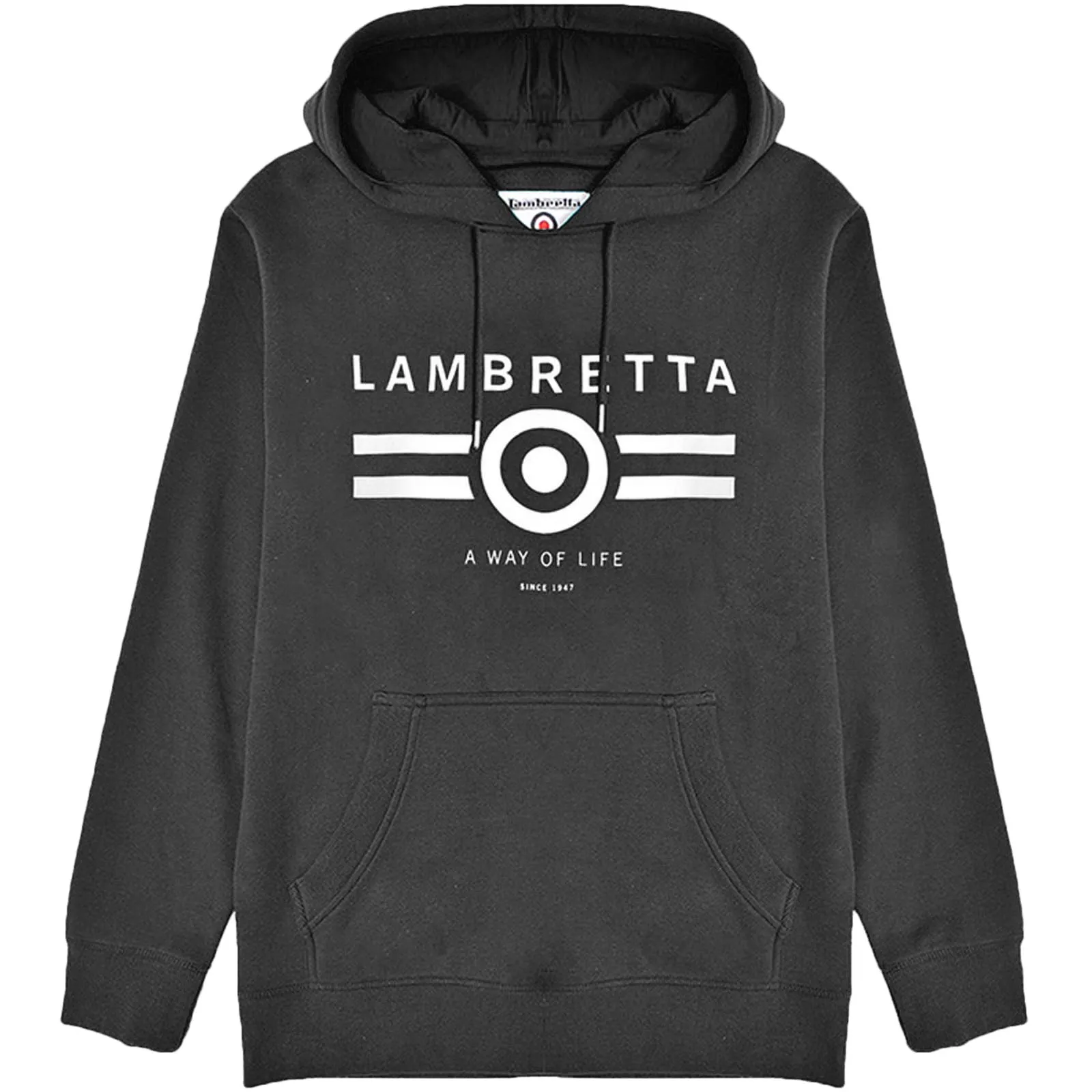 Lambretta Mens Logo Graphic Hoodie