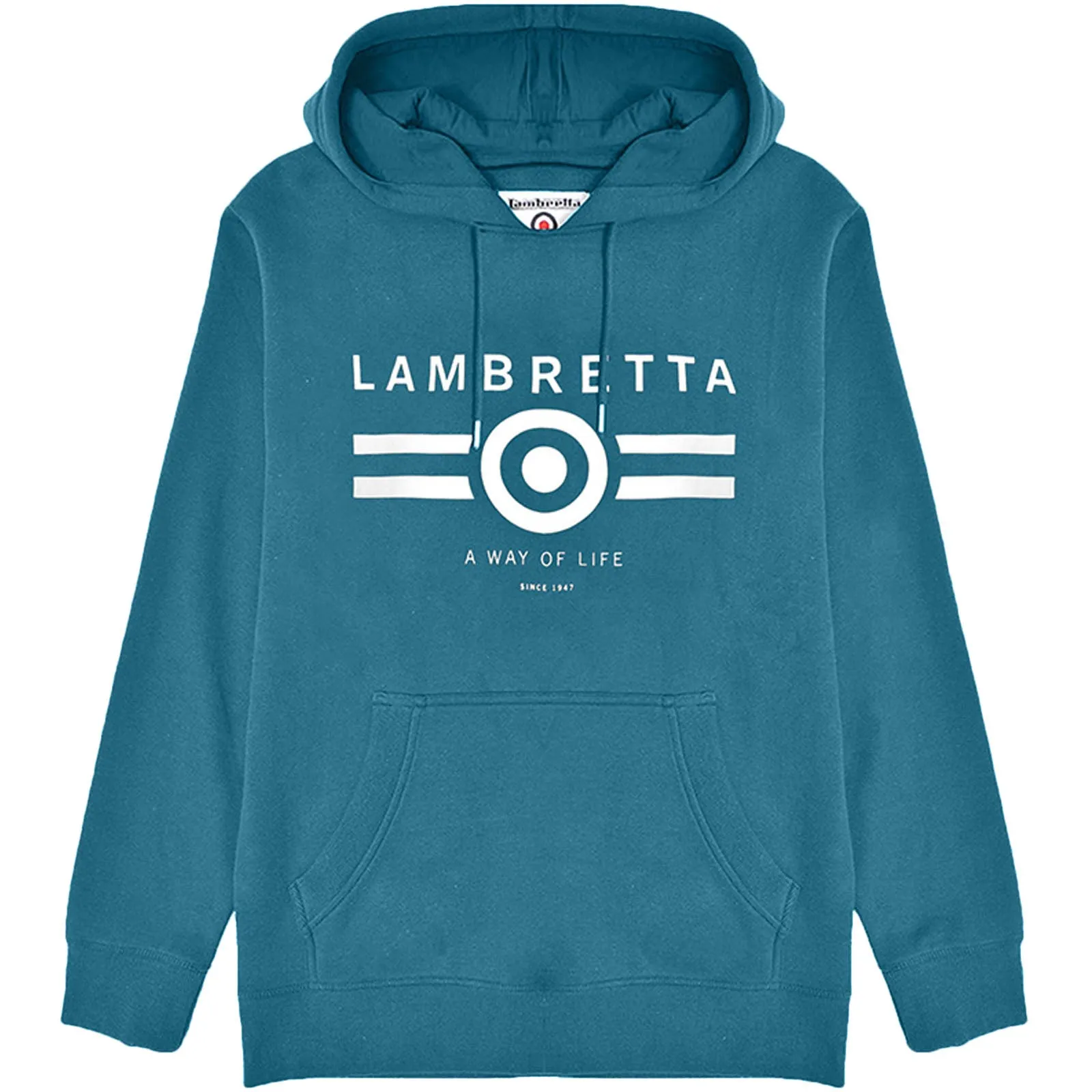 Lambretta Mens Logo Graphic Hoodie