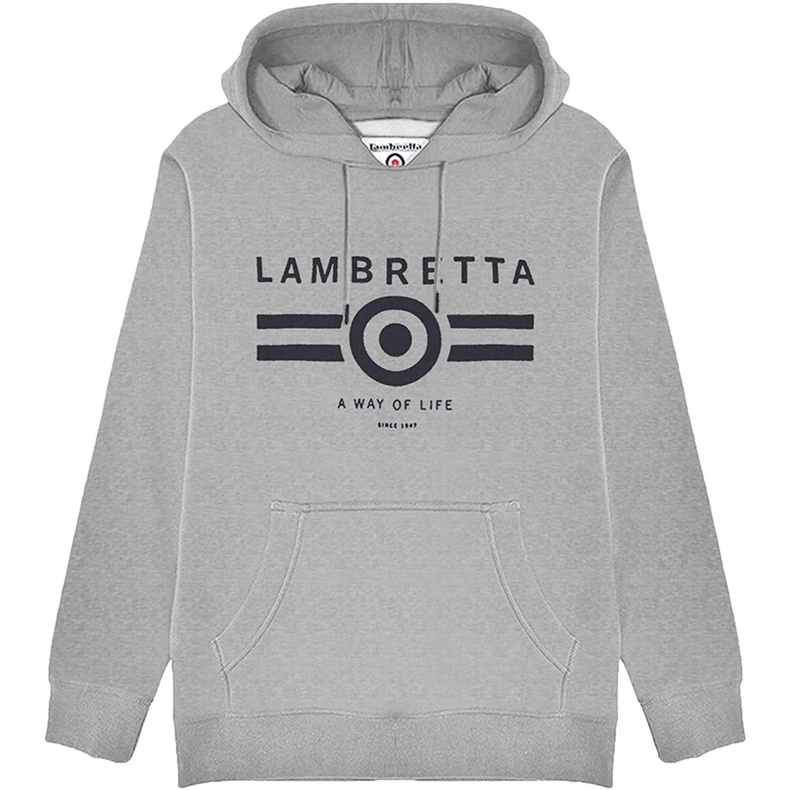 Lambretta Mens Logo Graphic Hoodie