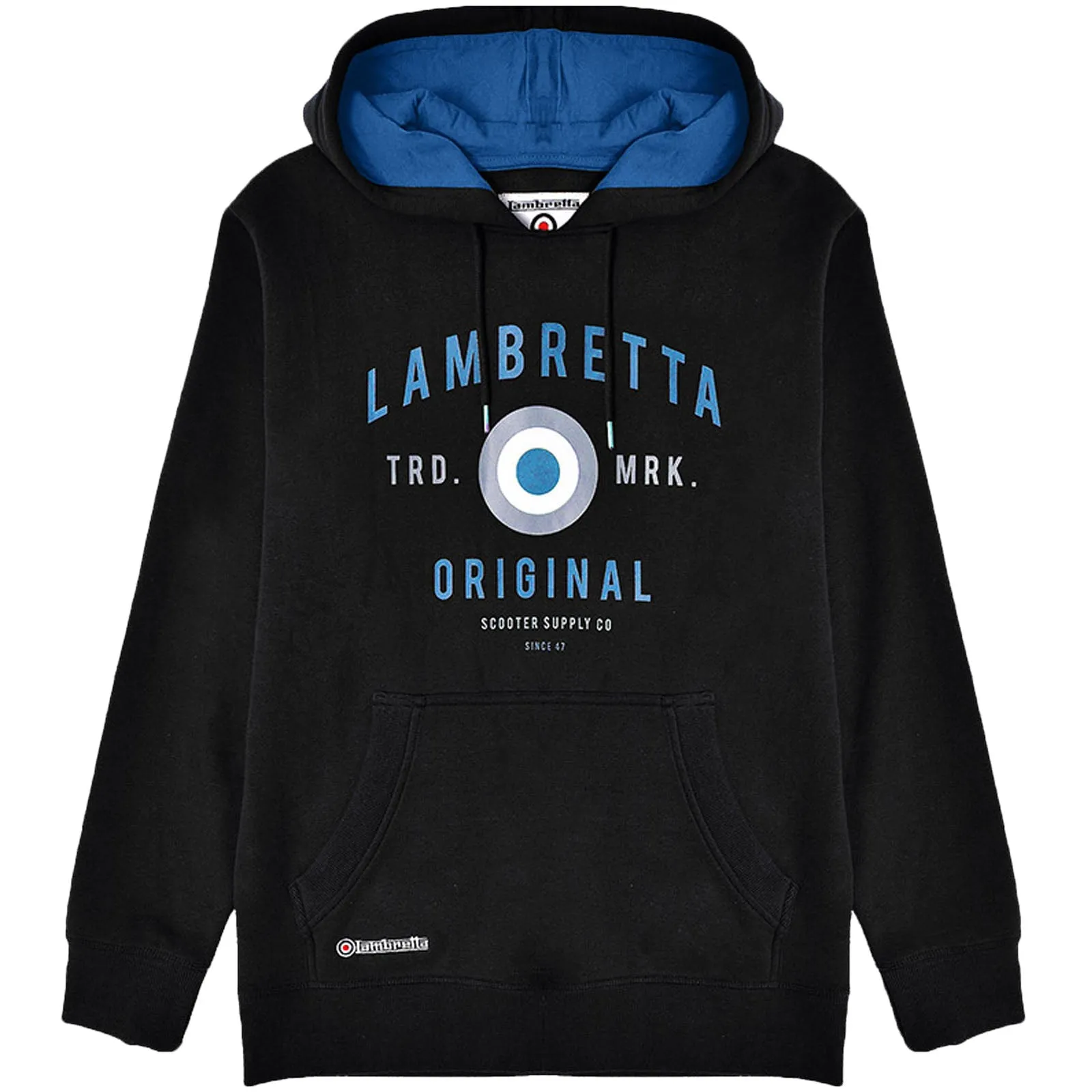 Lambretta Mens Original Target Print Hoodie