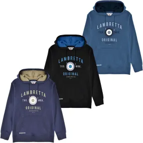 Lambretta Mens Original Target Print Hoodie