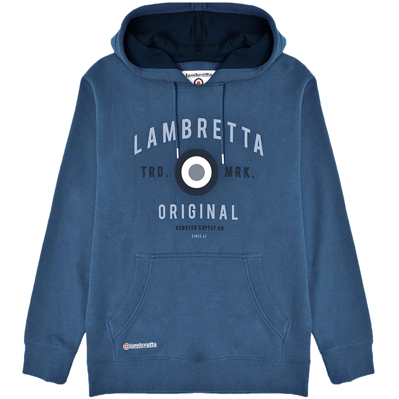 Lambretta Mens Original Target Print Hoodie