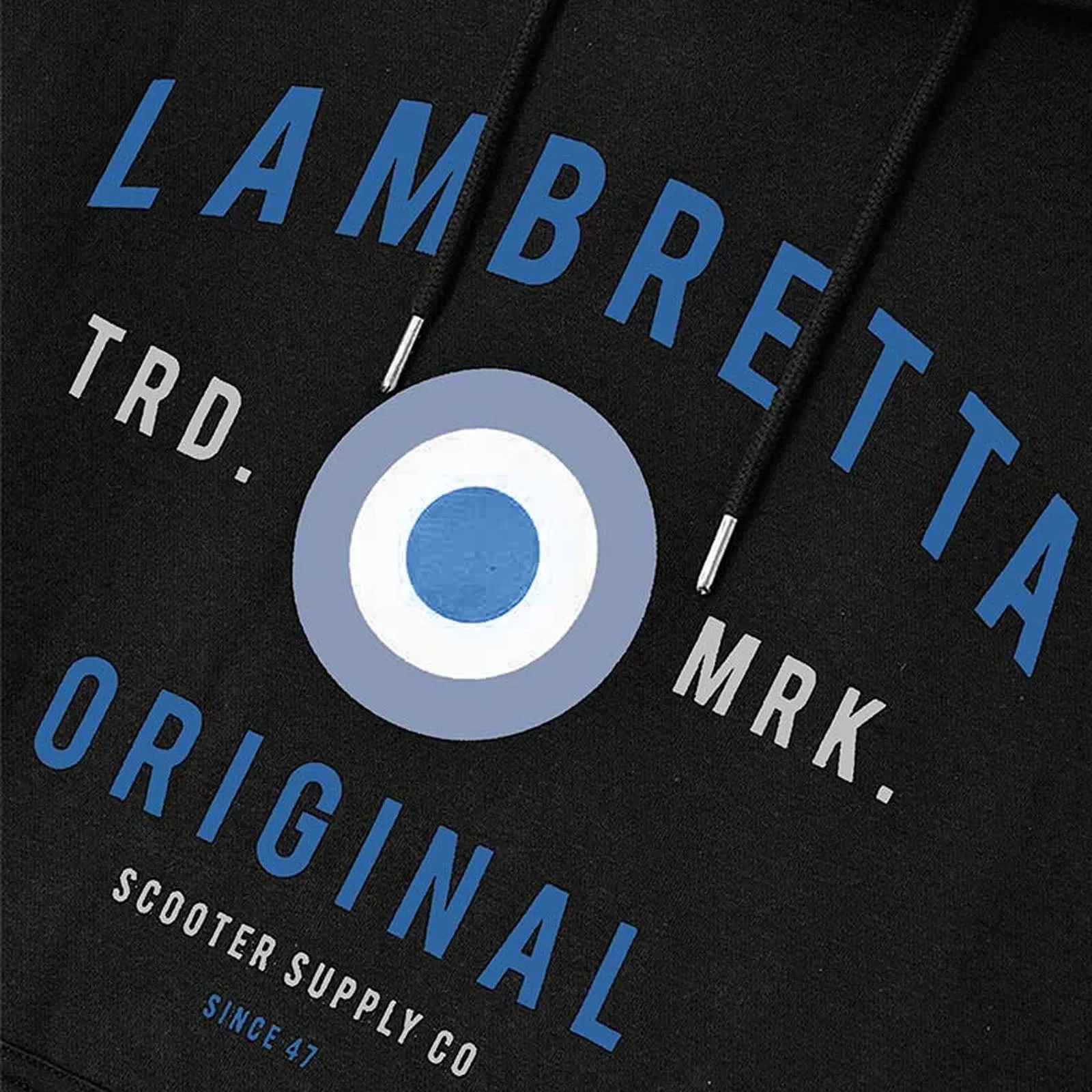 Lambretta Mens Original Target Print Hoodie