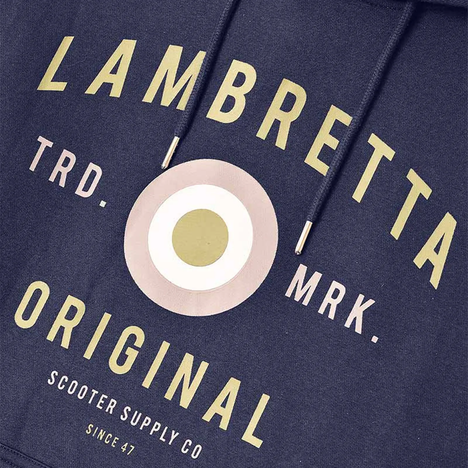 Lambretta Mens Original Target Print Hoodie