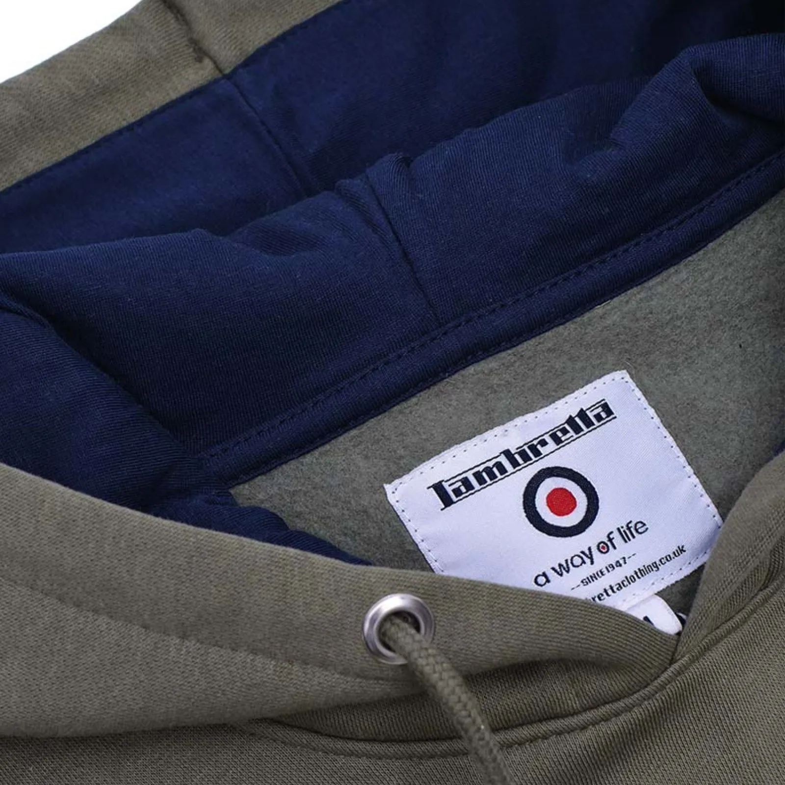 Lambretta Mens Target Pullover Hoodie