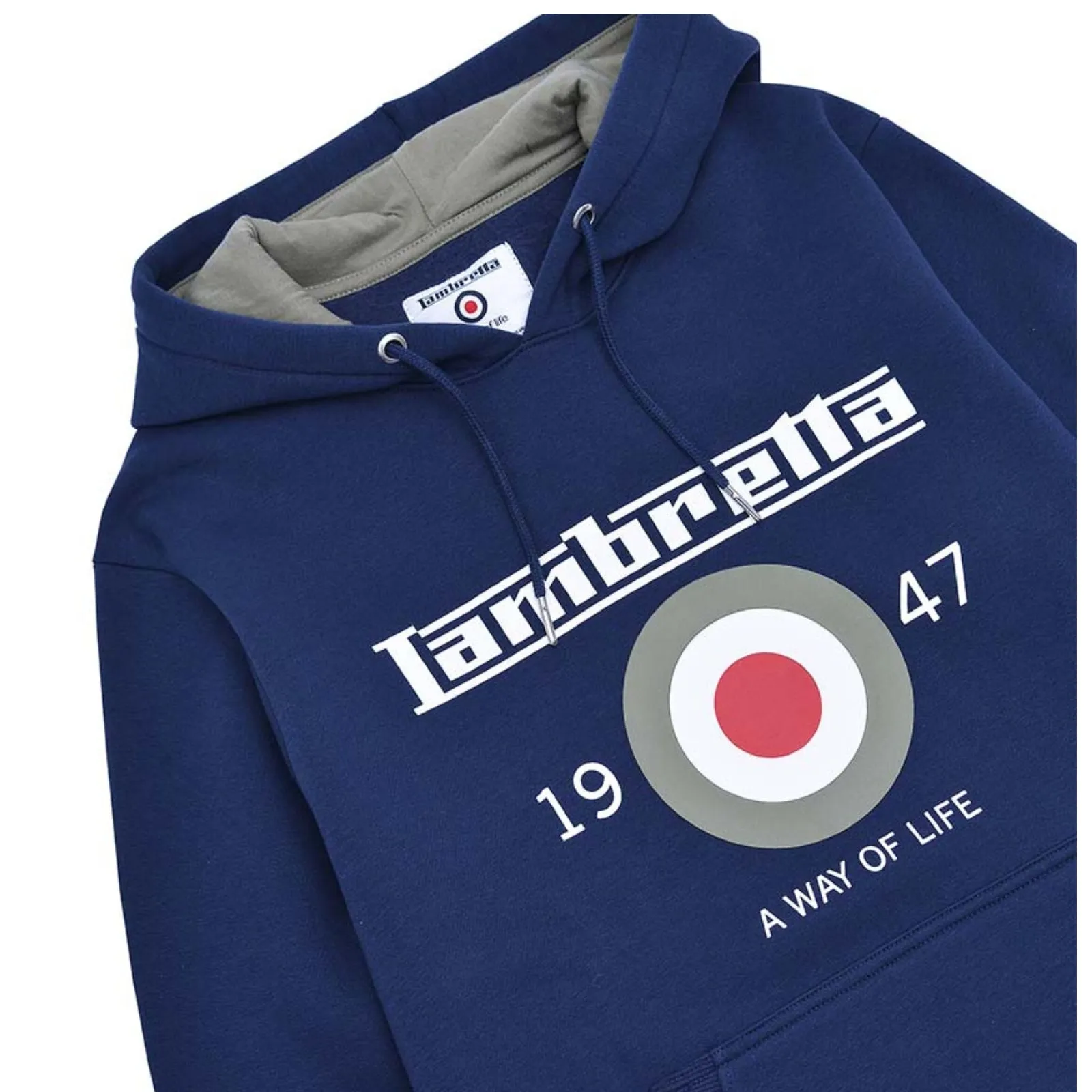 Lambretta Mens Target Pullover Hoodie