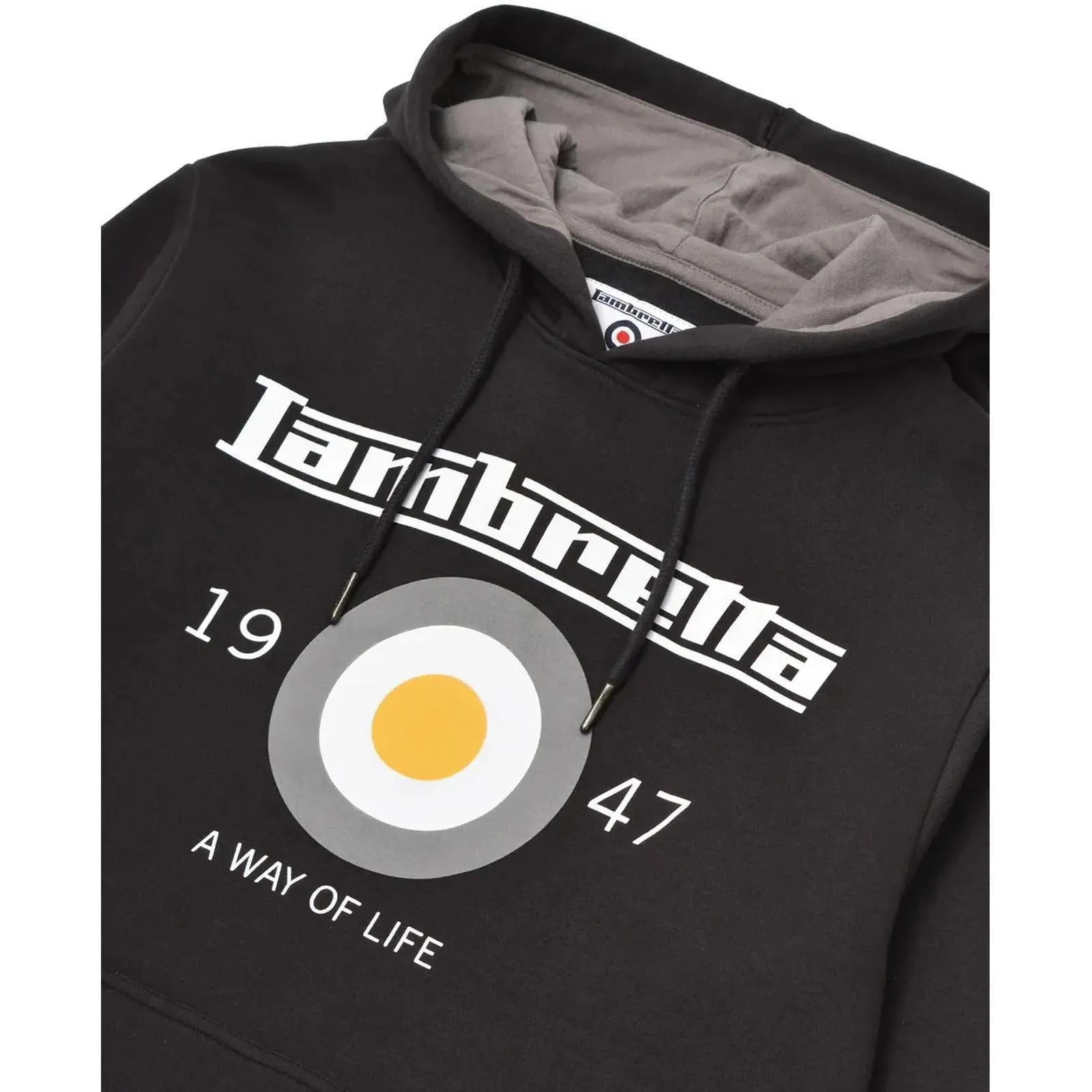 Lambretta Mens Target Pullover Hoodie