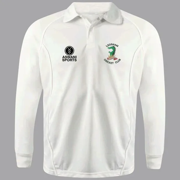 Ledsham Cricket Club Playing Shirt, Long Sleeve (Adult)