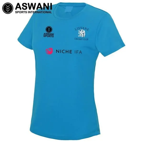 Lisvane Cricket Club Training Shirt (Adult, Ladies)