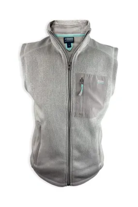 Live Forever Golf: Arcadia Fleece Vest - Gray