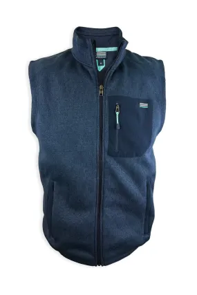 Live Forever Golf: Arcadia Fleece Vest - Navy