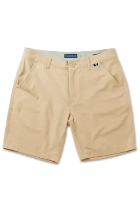 Live Forever Golf: Coast to Course Performance Golf Short - Heathered Khaki