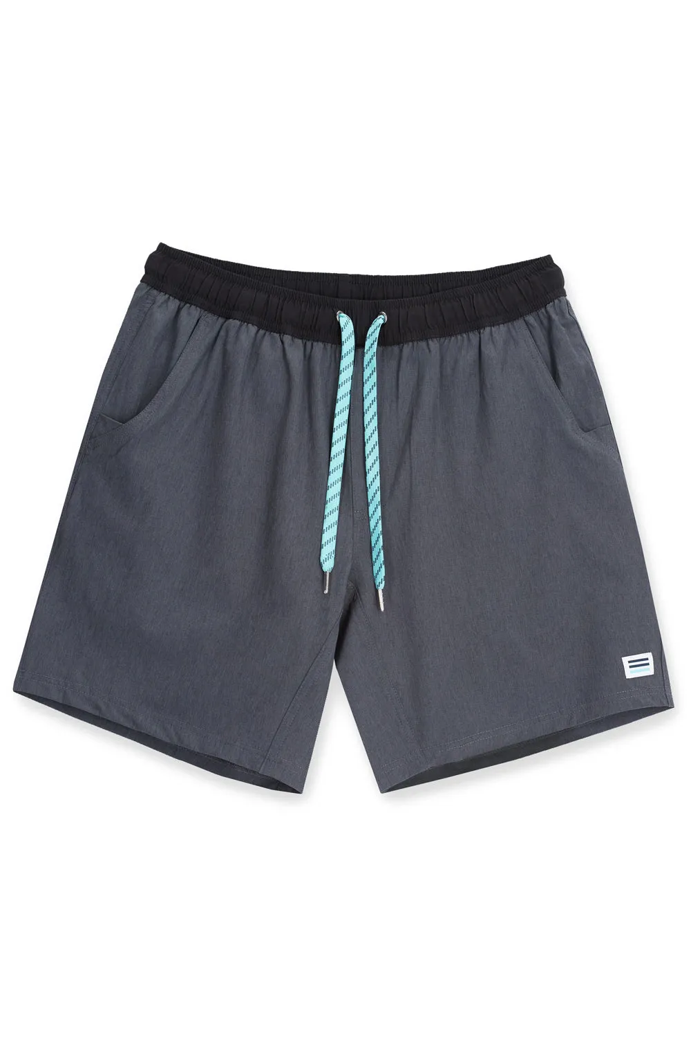 Live Forever Golf: Hudson Performance Short - Charcoal Black