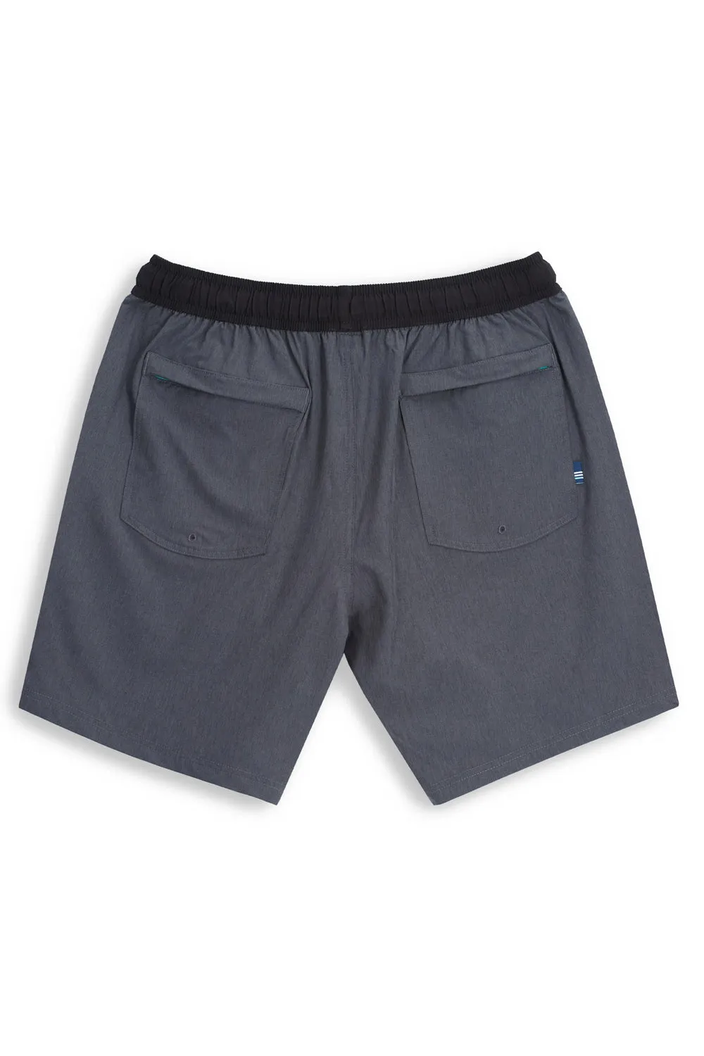 Live Forever Golf: Hudson Performance Short - Charcoal Black