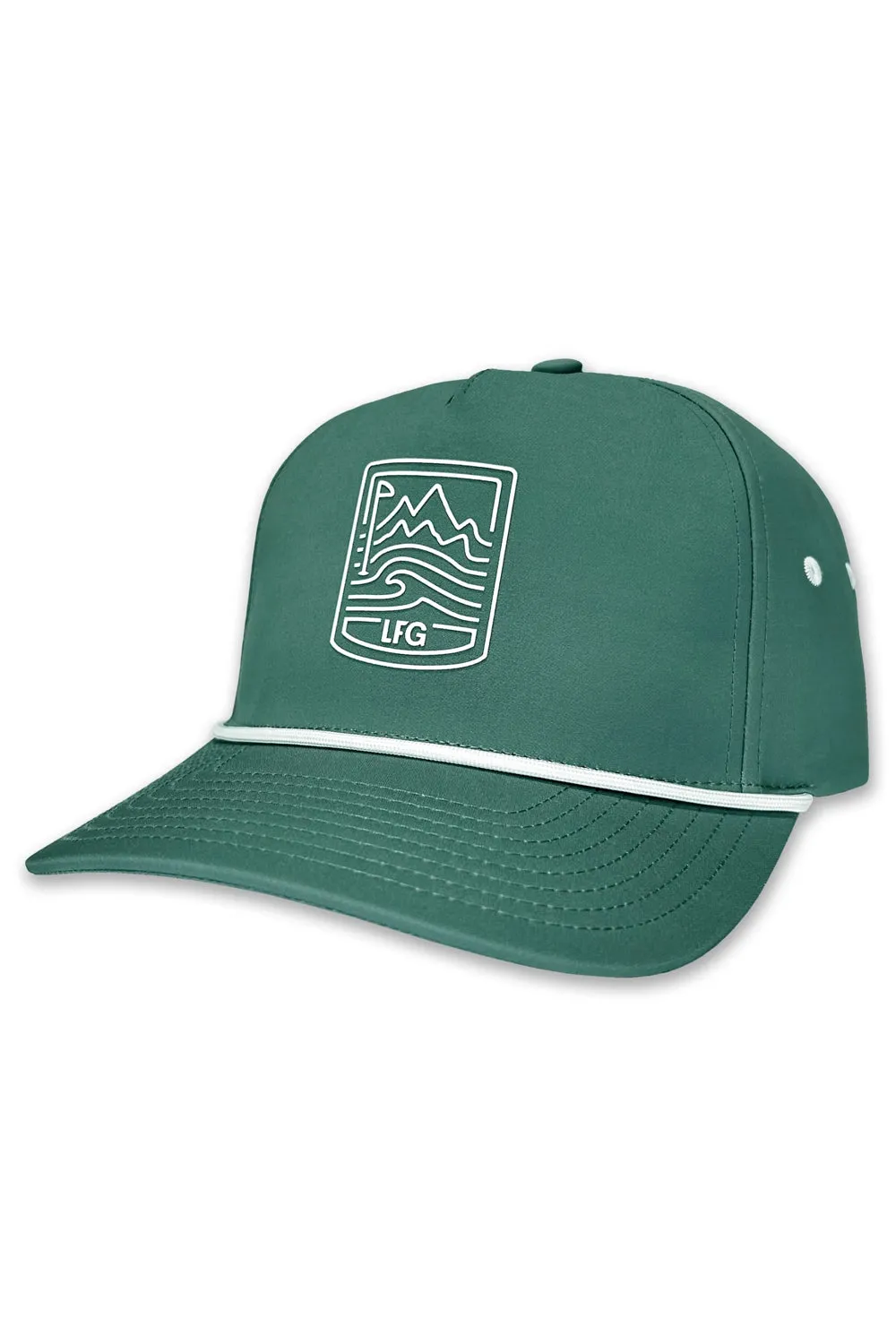 Live Forever Golf: Morrison 5-Panel Performance Rope Hat - Fenway