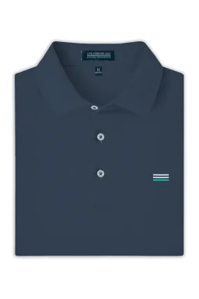 Live Forever Golf: Soft Landing Natural Performance Polo - Navy