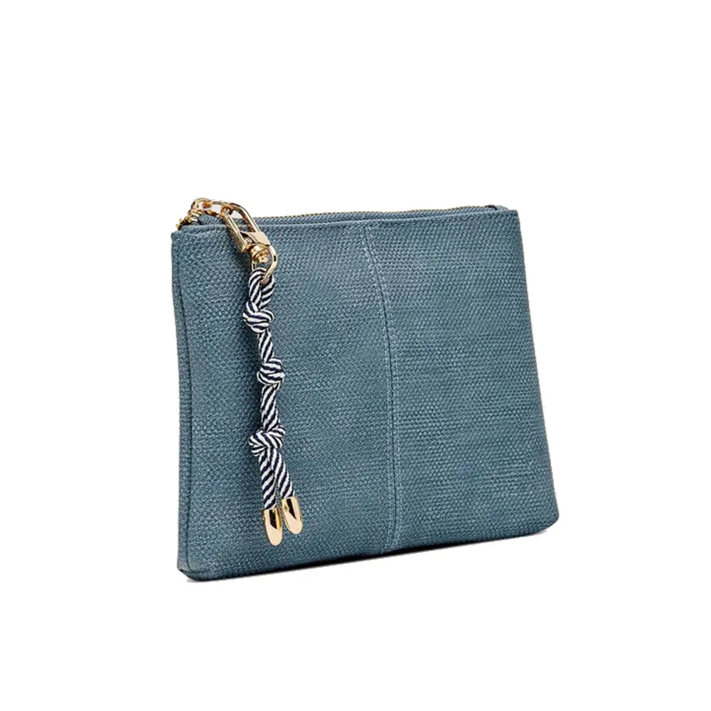 LOUENHIDE MEG CLUTCH BLUE