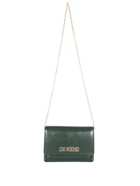 Love Moschino Logo Plaque Crossbody Bag