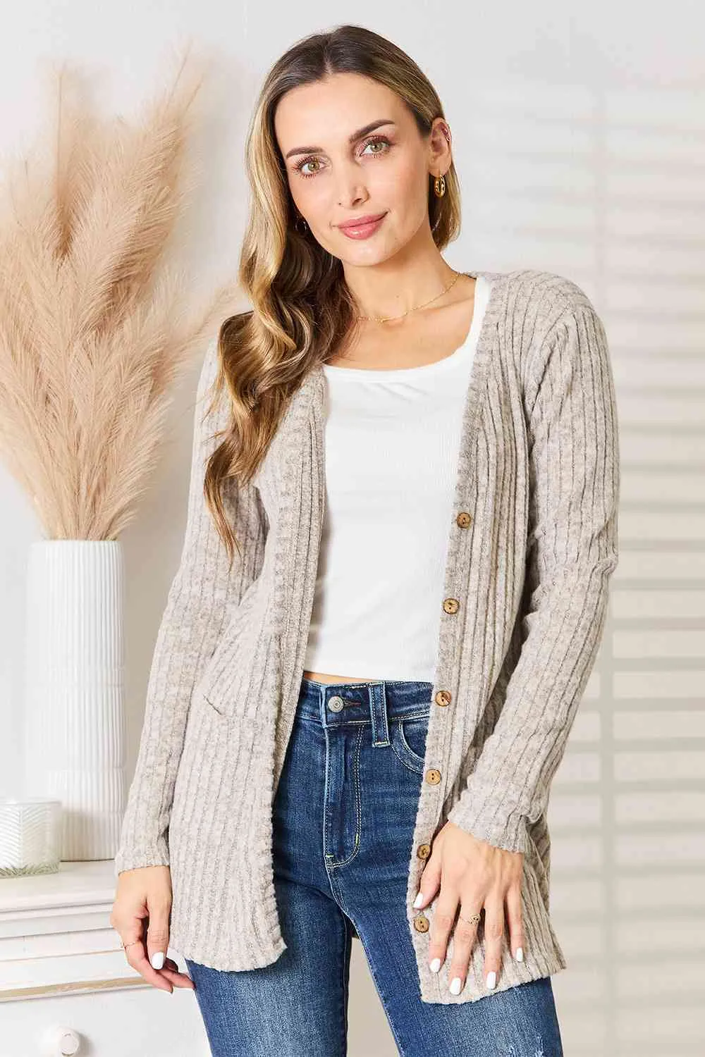 Maddison Ribbed Cardigan