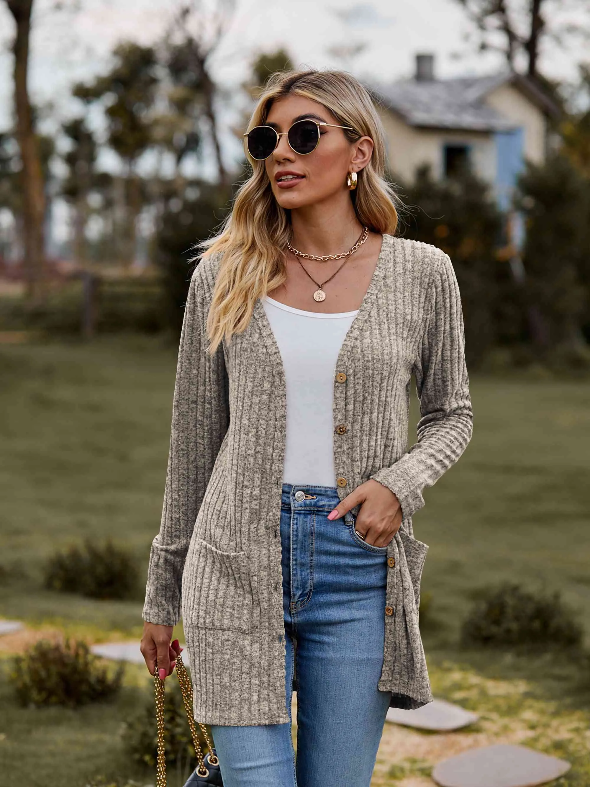 Maddison Ribbed Cardigan