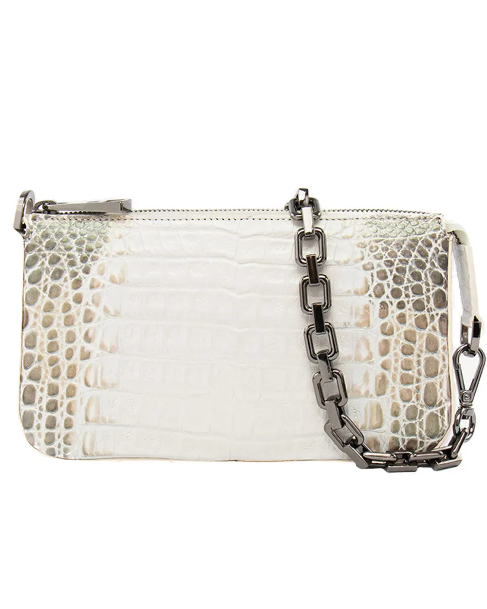 Madison Shoulder Bag in Crocodile