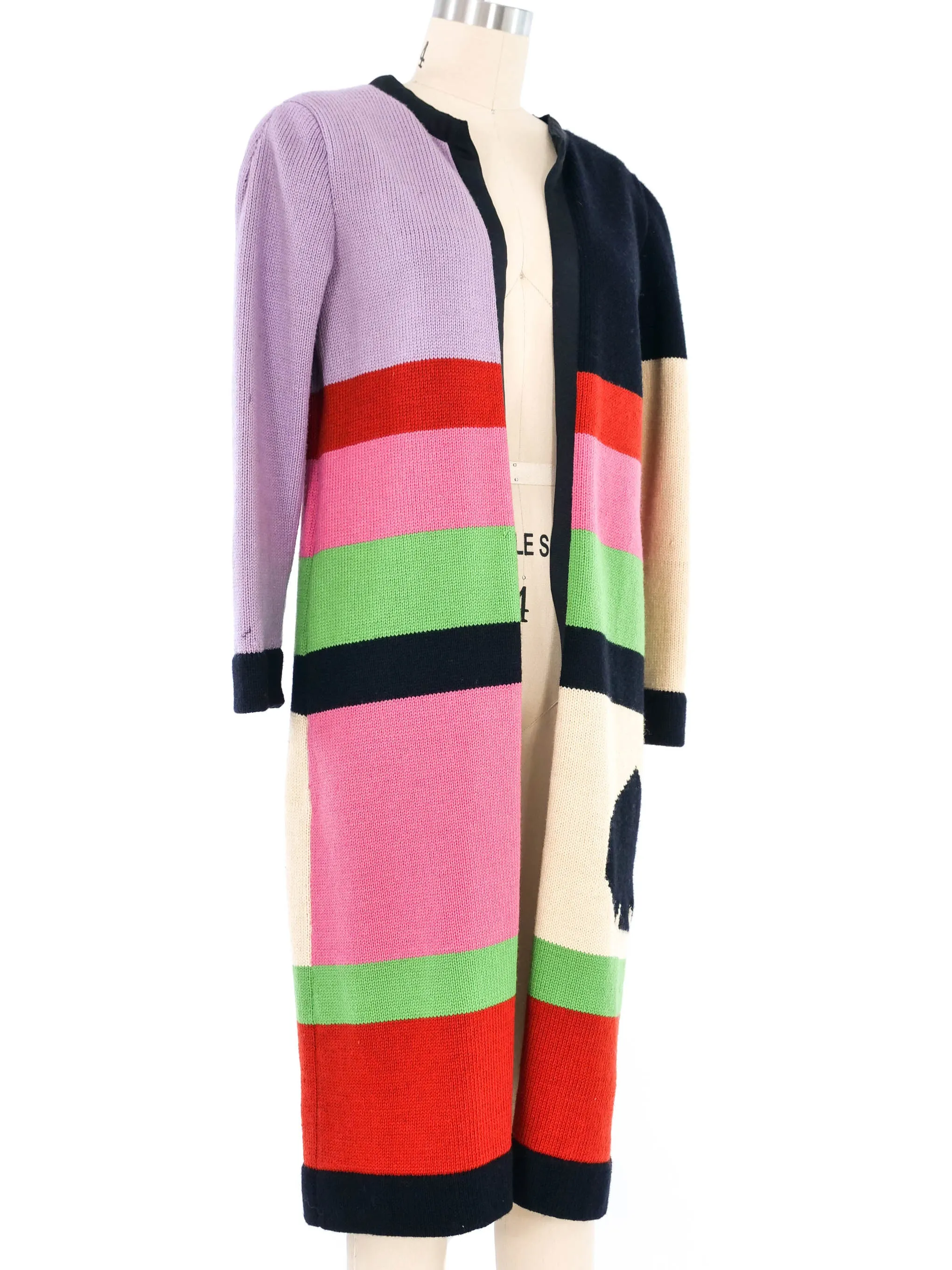 Mary McFadden Colorblock Cardigan