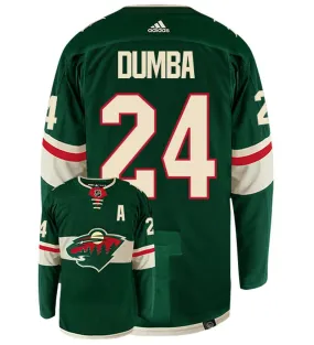 Matt Dumba Minnesota Wild Adidas Primegreen Authentic NHL Hockey Jersey     