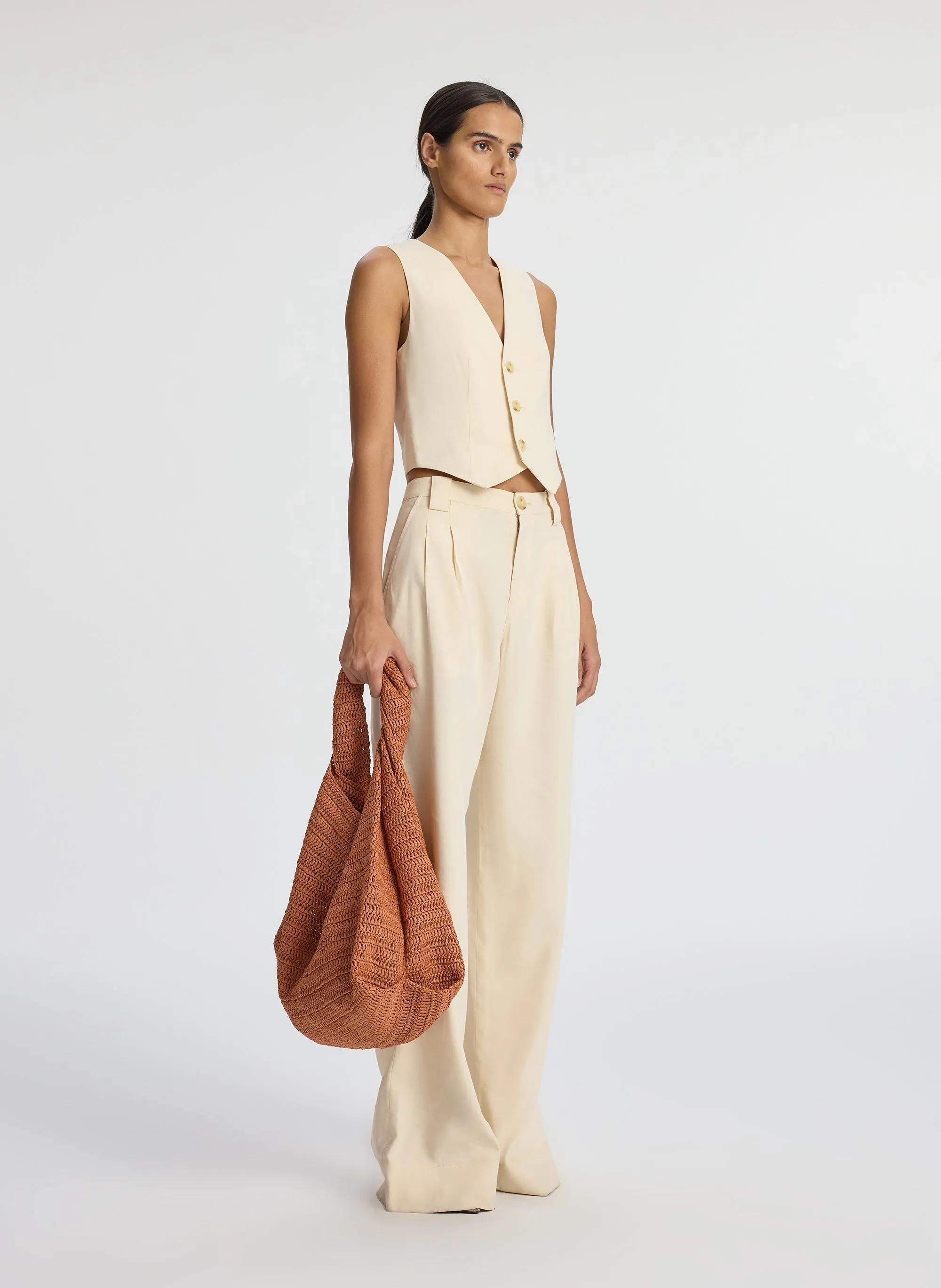 Maxwell Stretch Linen Vest