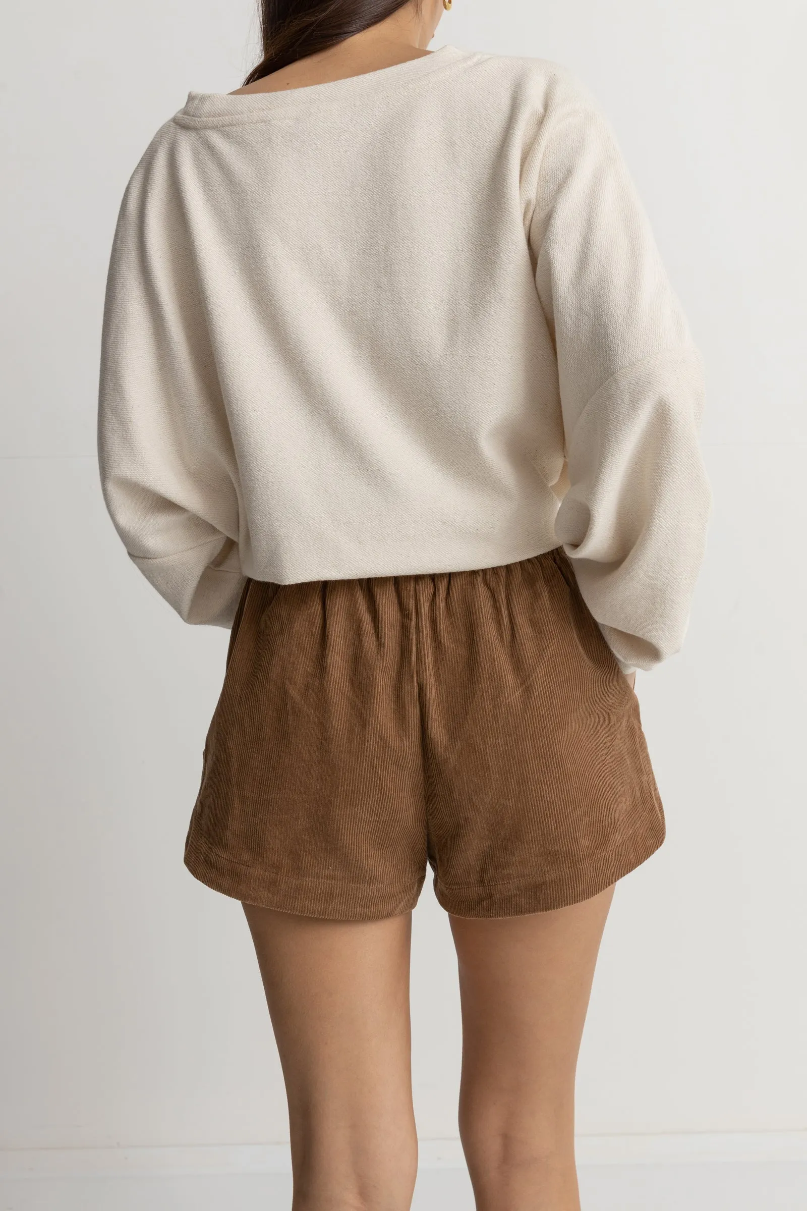 Mazzy Corduroy Short Camel