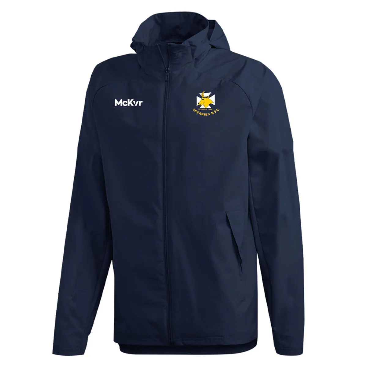 Mc Keever Skerries RFC Core 22 Rain Jacket - Youth - Navy