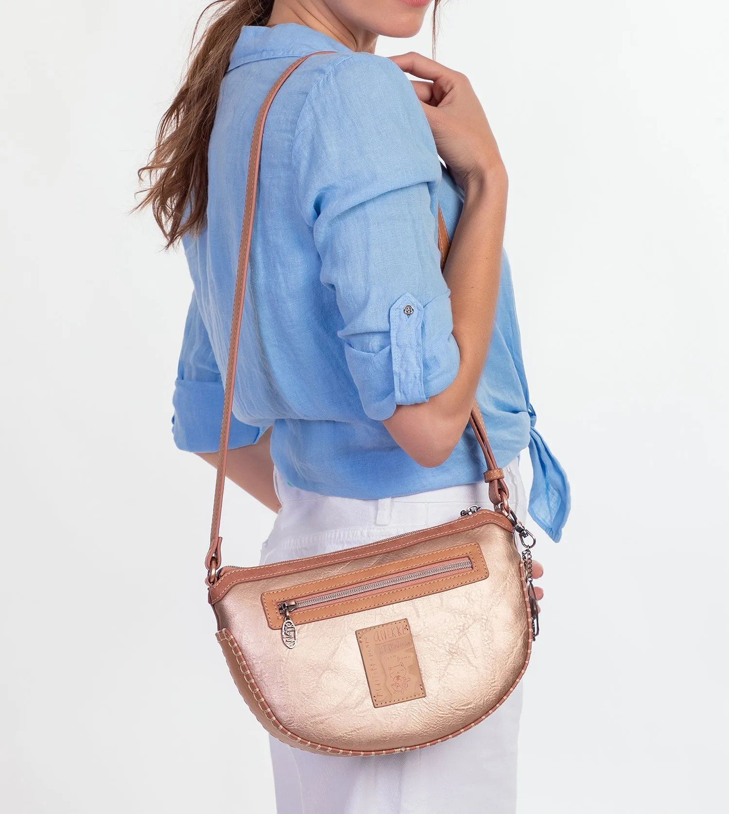 Mediterranean Oval Shoulder Bag