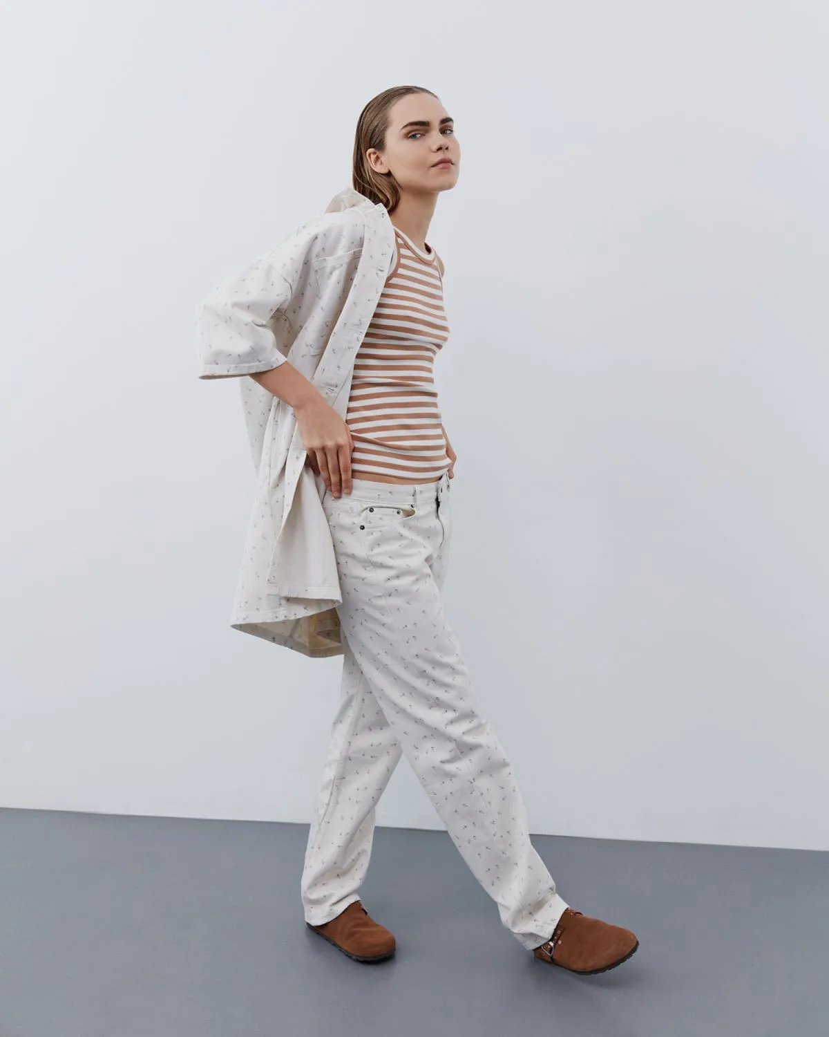 MELIKASW JEANS - White Alyssum