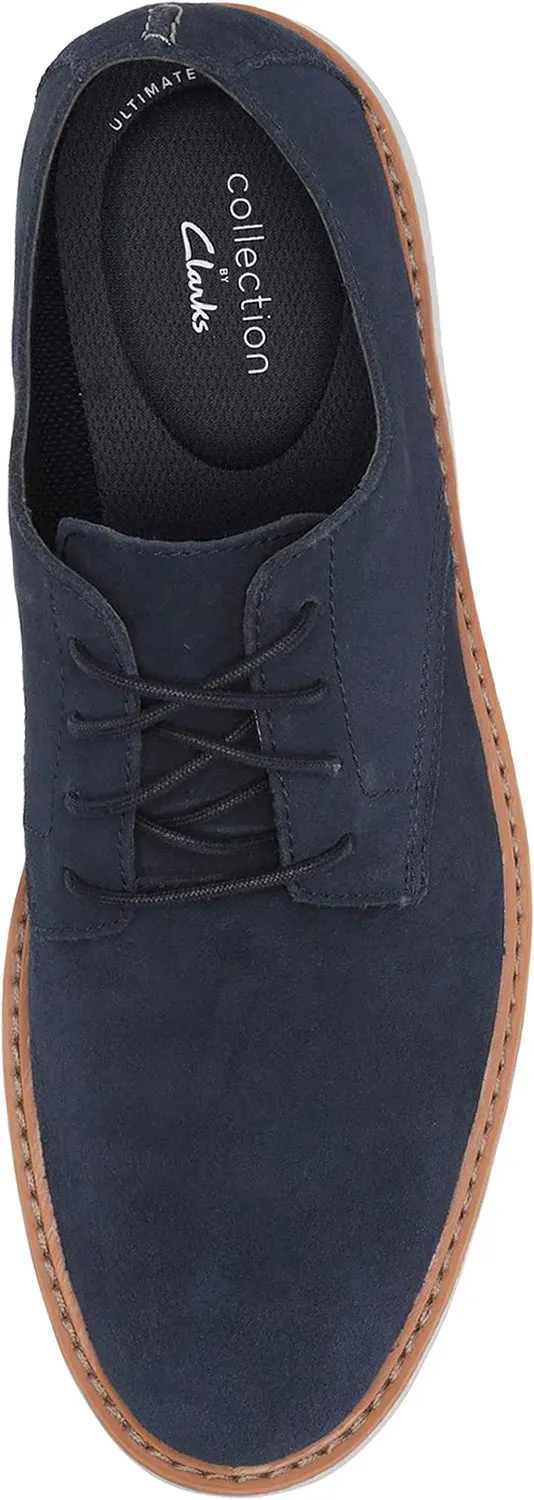 Men's Clarks Draper Lace Navy Suede