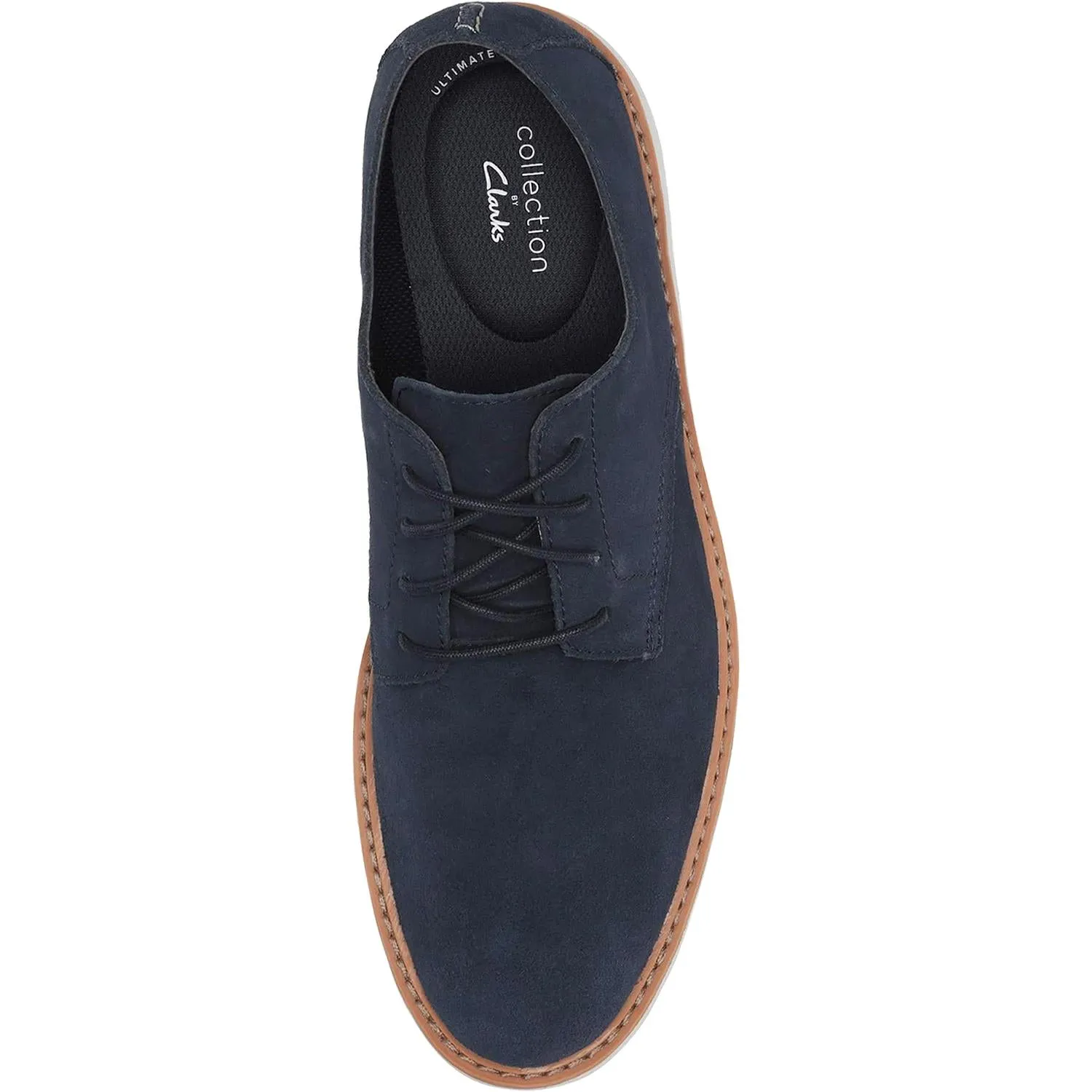 Men's Clarks Draper Lace Navy Suede