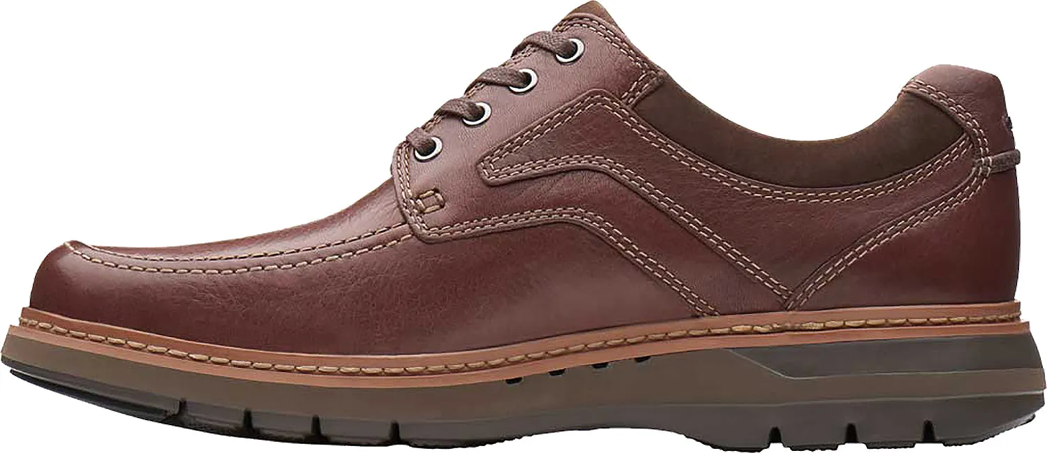 Men's Clarks Un Ramble Lace Mahogany Leather