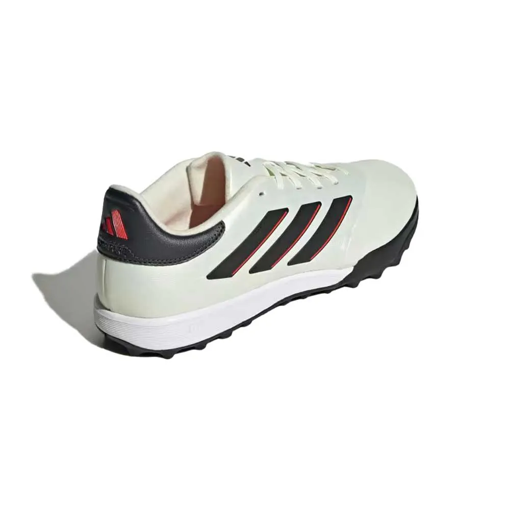 Men's Copa Pure 2 League TF Soccer Shoe - Ivory/Core black/Solar red - Regular (D)